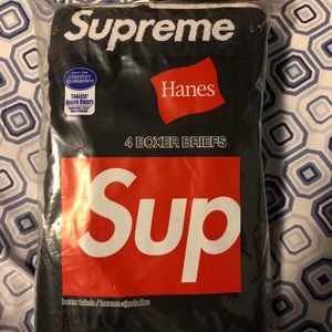 Supreme X Hanes boxer briefs